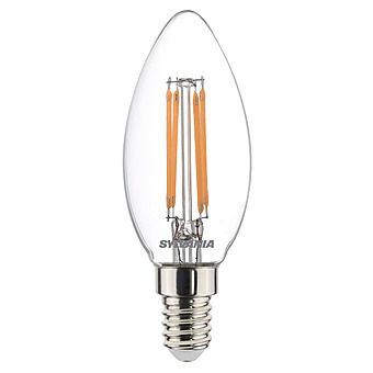 Sylvania 4.5W = 40W Warm White LED Light Bulb 470lm Candle E14