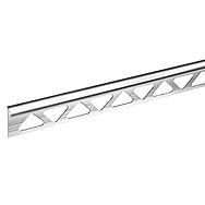 Homelux Silver Trade Round Edge Metal Tile Trims 2.44m