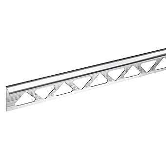 Picture of Homelux Silver Trade Round Edge Metal Tile Trims 2.44m