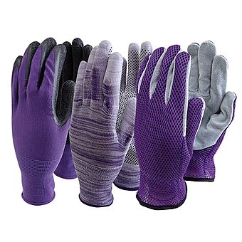 Town & Country Triple Pack Ladies' Garden Gloves