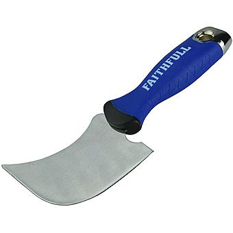 Faithfull Soft-Grip Window Knife - Quarter Moon FAISGWINDME