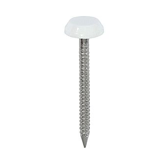 Picture of Timco White Plastic Head Stainless Steel Nails 40mm (Polytop)