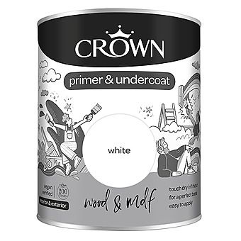 Picture of Crown White Paint Primer & Undercoat for Wood & MDF