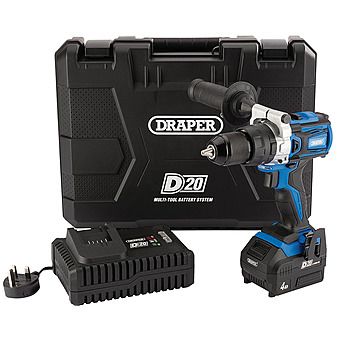 Draper 79894 D20 20V Brushless Combi Drill - 4.0Ah Battery