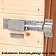 Autolock Animal Bolt For Stable Doors