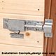 Autolock Animal Bolt For Stable Doors