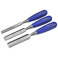 Faithfull Blue Wood Chisel Set of 3 - FAIWCBS3BC