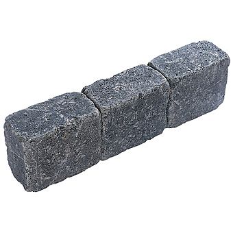 Tobermore Kerbstone Tumbled Charcoal 190 x 160 x 100mm