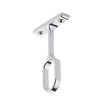 Chrome Centre Bracket For Oval Wardrobe Rail 15 x 30mm