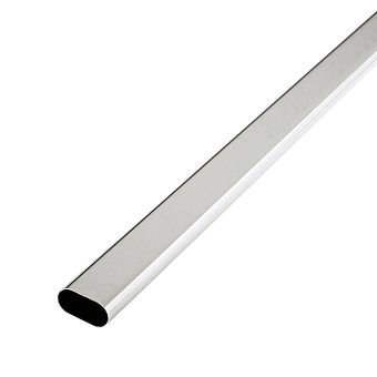 Picture of Chrome Multi-Purpose Oval Rail Tube (for Wardrobe/etc)