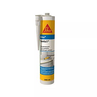 Sika Sanisil Acetoxy Sanitary Silicone Sealant Clear 300ml