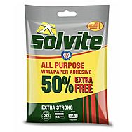 Solvite Wallpaper Adhesive - up to 7.5 Rolls