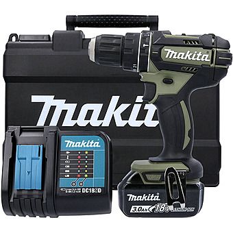 Makita DHP482SFO 18V Combi Drill With 3.0Ah Battery