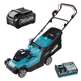 Makita LM004GM103 Lawnmower 40Vmax XGT Cordless 43cm Lawn Mower 1 x 4.0Ah Battery