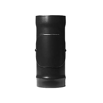 Vitraflue 5" x 1' Black Stove Flue With Door