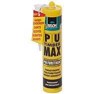 Bison PU Max Timber Thixotropic Adhesive - Clear