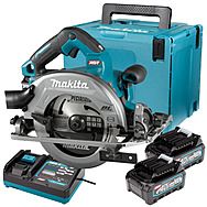 Makita HS004GD201 40Vmax XGT 190mm Circular Saw 2 x 2.5Ah Battery