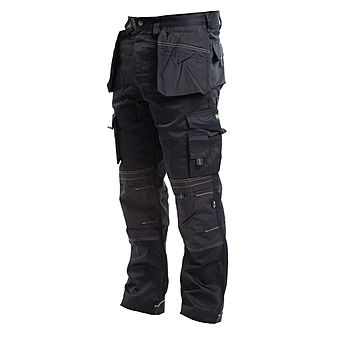 Picture of Apache APKHTBLK Black Work Trousers with Holster