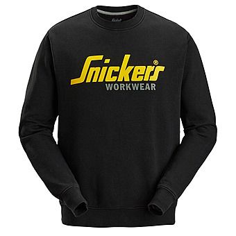 Picture of Snickers Logo Sweatshirt Black