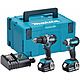 Makita DLX2180TJ 18V Cordless Brushless Kit DHP484 Combi Drill &amp; DTD153 Impact Driver With 2 x 5.0Ah Batteries