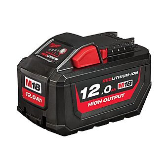 Milwaukee M18 HB12 12.0Ah 18V RedLithium-Ion High Output Battery | 4932464260