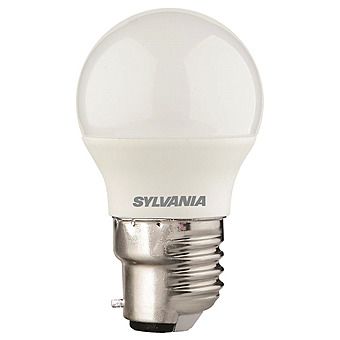 Picture of Sylvania 4.5W = 40W Warm White LED Light Bulb 470lm Golf Ball Round B22d/E27