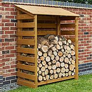 Tom Chambers Log Store Shed