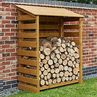 Tom Chambers Log Store Shed