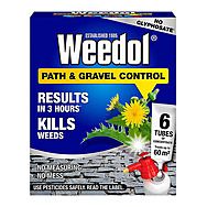 Weedol Path & Gravel Weed Control 6x Concentrate Tubes Weedkiller