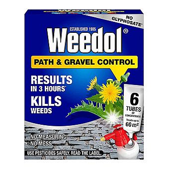 Weedol Path & Gravel Weed Control 6x Concentrate Tubes Weedkiller