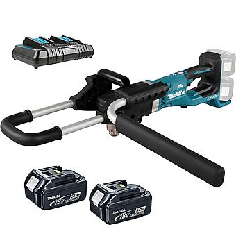 Picture of Makita DDG460T2X7 36V (18V x2) Cordless Earth Auger with 2x 5.0Ah Batteries