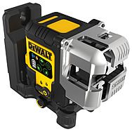 DeWalt DCLE14301GB 3x180° Green Crossline Laser with Integrated 8hr PowerStack Battery