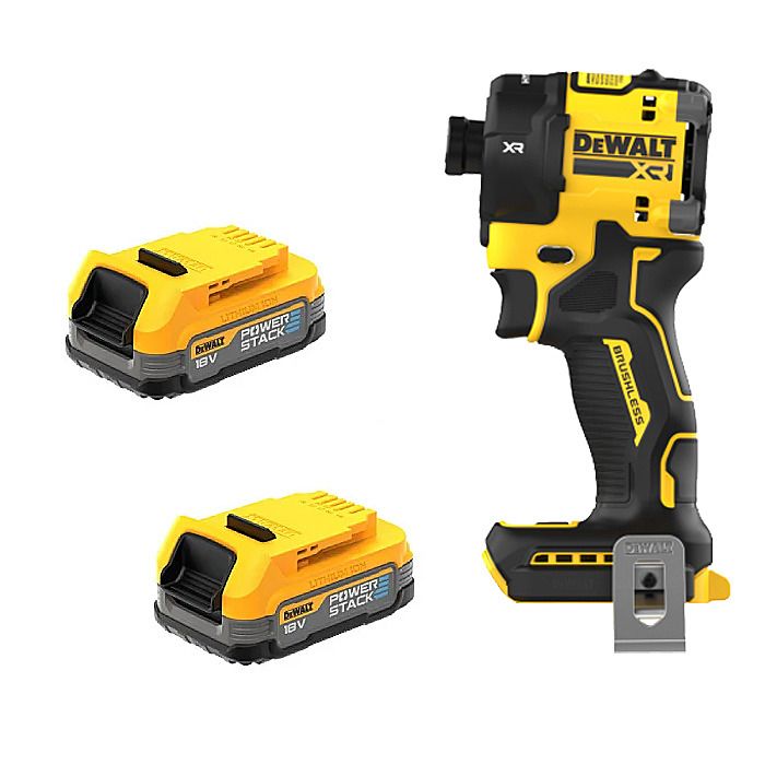 DeWalt DCF870E2T 18V XR 1/4" Quiet Hydraulic Impact Driver with 2x 1
