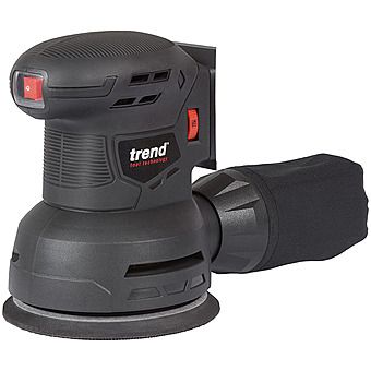 Trend T18S/ROS125B 18V 125mm Random Orbital Sander Body Only