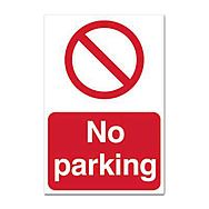 No Parking Self-Adhesive Sign 20 x 30cm