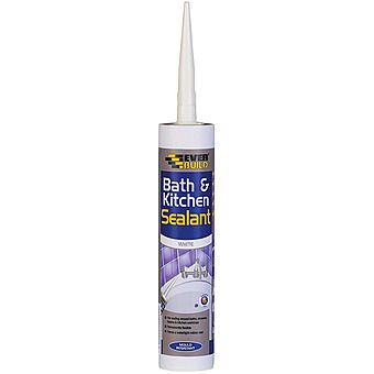 Everbuild Bath and Kitchen Silicone White 310ml