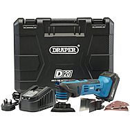 Draper 00595 D20 20V Cordless Oscillating Multi Tool & 2.0Ah Battery