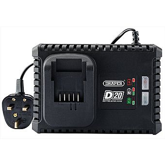 Draper 55913 D20 20V 4A Fast Battery Charger