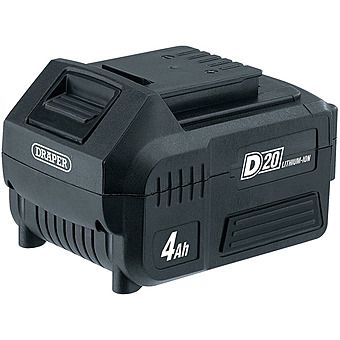 Draper 55898 D20 20V 4.0Ah Li-ion Slide Battery