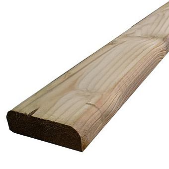 Decking Handrail - 2 Rounded Edges - 144 x 32mm x 4.8m