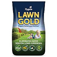 Hygeia Lawn Gold Organic Based Lawn Fertiliser & Moss Killer 20kg