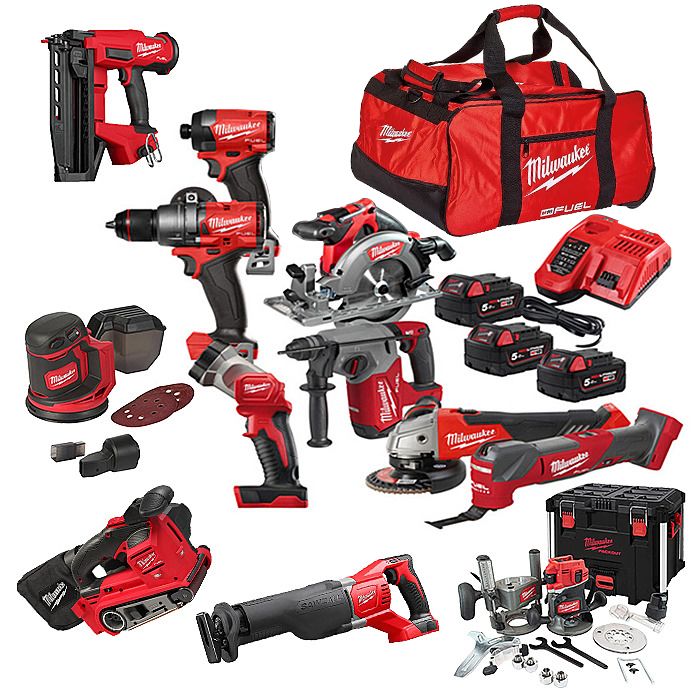 Milwaukee Quik Lok Milwaukee Yard Tool Combo Milwaukee M18 Fuel