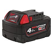 Milwaukee M18B4 Battery Pack Red Lithium 4.0Ah M18 Battery