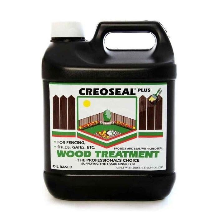 Creoseal Plus Oil Based Wood Treatment Creosote Substitute 4L Ray