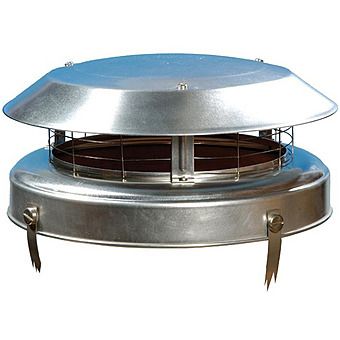 Colt Top 2 Anti Downdraught Chimney Cowl Aluminium