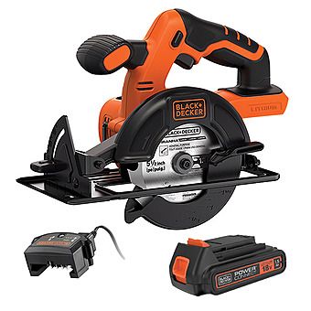 Black & Decker BDCCS18C1 18V Cordless Circular Saw 140mm 1 x 1.5Ah Battery