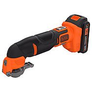Black & Decker BDCOS18D1K 18V Cordless Multi-Tool 1 x 2.0Ah Battery
