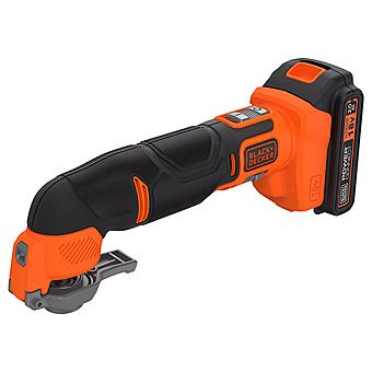 Black & Decker BDCOS18D1K 18V Cordless Multi-Tool 1 x 2.0Ah Battery