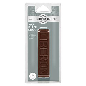 Liberon Wax Filler Stick 07 50g - Dark Mahogany