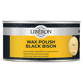 Liberon Black Bison Wax Polish 500ml - Clear